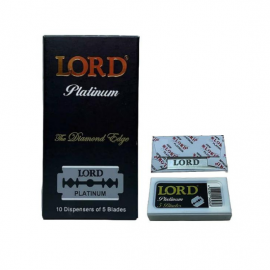 Lminas Lord Platinum: Afiadas, Durveis e Perfeitas para um Barbear Suave e Preciso